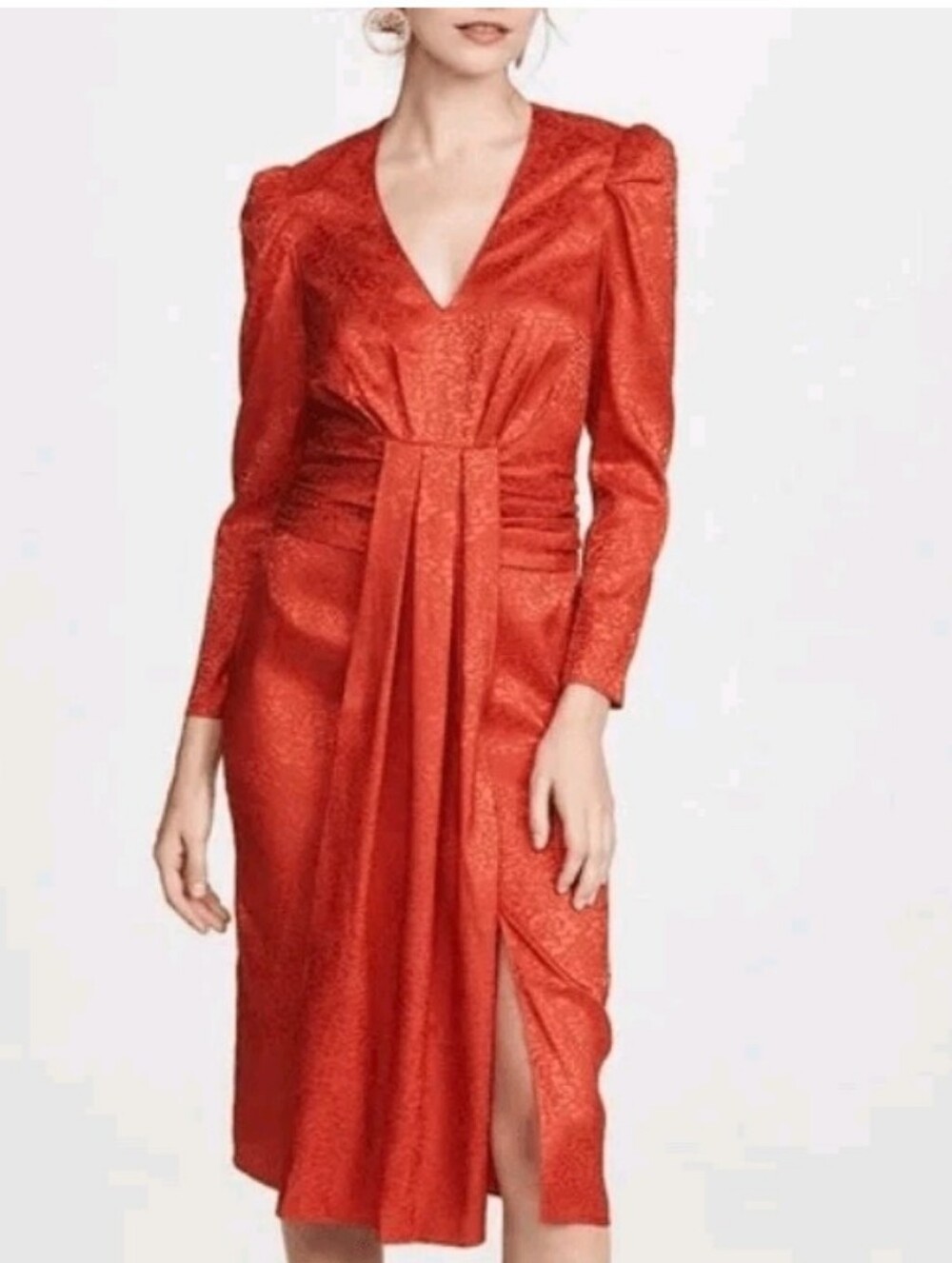 Saylor Farrow Night Out Dress Sz Xs Red Euc